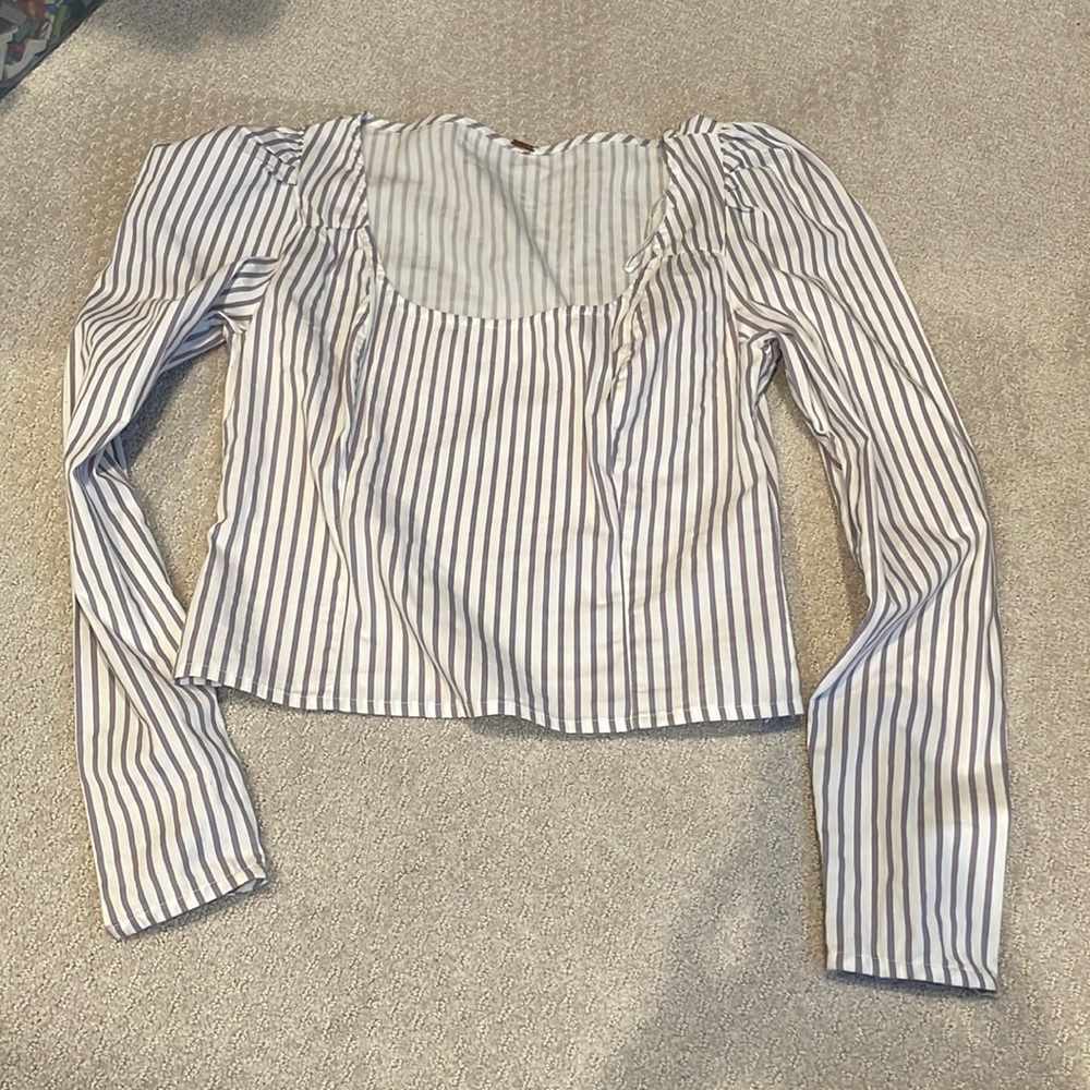 Free people puff sleeve top